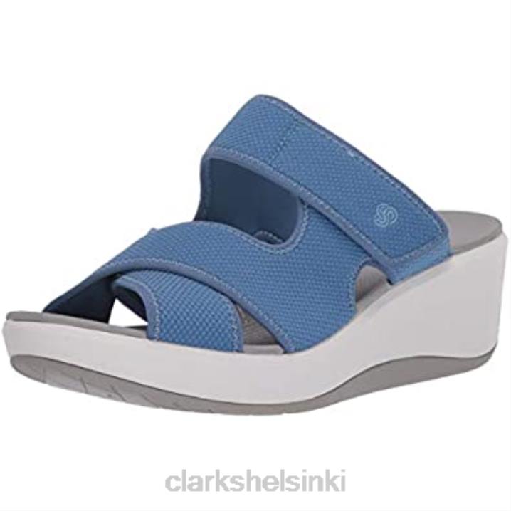 sininen tekstiili clarks naisten step cali bay sandaali Clarks naiset 2DHN2531 sininen tekstiili