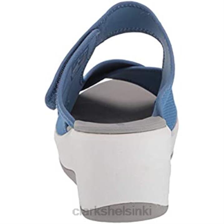 sininen tekstiili clarks naisten step cali bay sandaali Clarks naiset 2DHN2531 sininen tekstiili