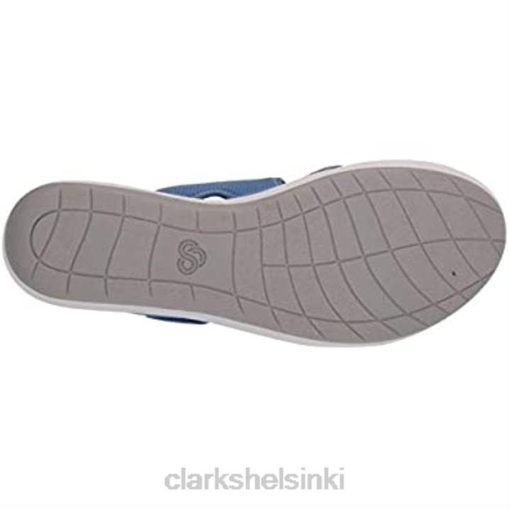 sininen tekstiili clarks naisten step cali bay sandaali Clarks naiset 2DHN2531 sininen tekstiili