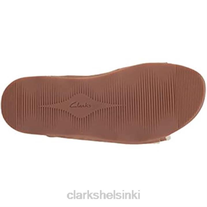 tan mokkanahka clarks naisten brynn kimalteleva litteä sandaali Clarks naiset 2DHN1336 ruskea mokka