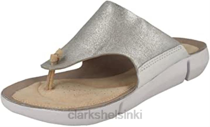 tri carmen naisten varvassandaalit clarks hopea Clarks naiset 2DHN1143 hopea