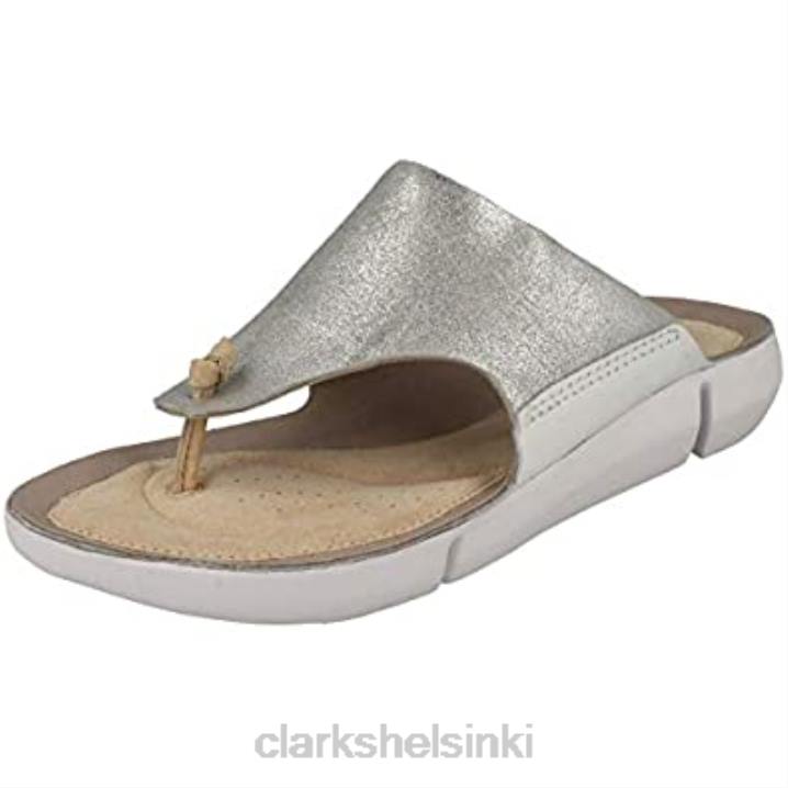 tri carmen naisten varvassandaalit clarks hopea Clarks naiset 2DHN1143 hopea