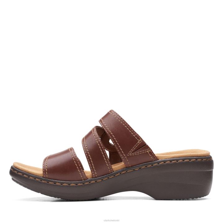 tummanruskea lea clarks merliah coral Clarks naiset 2DHN3280 tumma rusketus lea