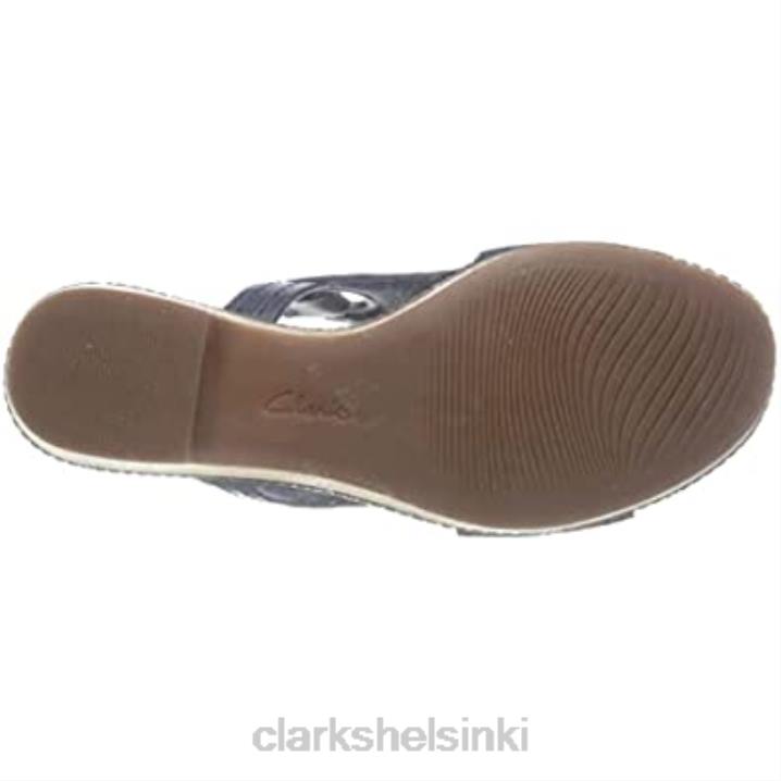 tummansininen mokkanahka clarks naisten giselle-merisandaali Clarks naiset 2DHN544 laivastonsininen mokka