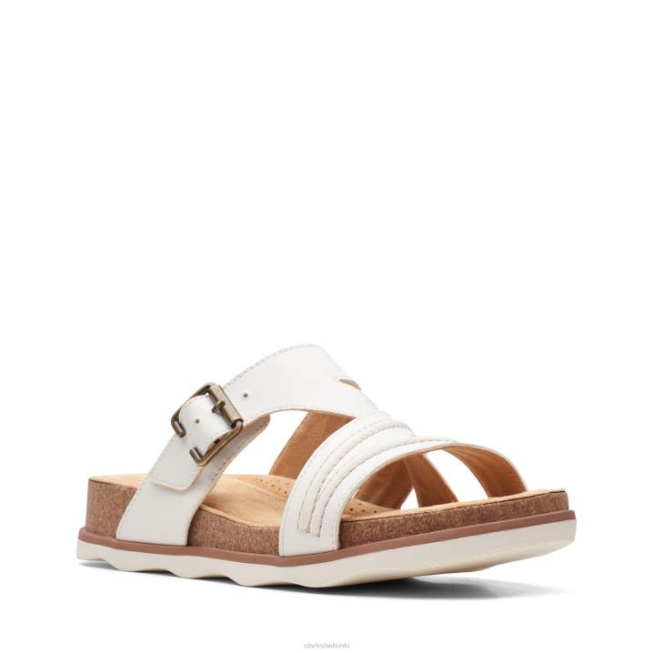 valkoinen nahka clarks brynn hope Clarks naiset 2DHN3352 valkoista nahkaa