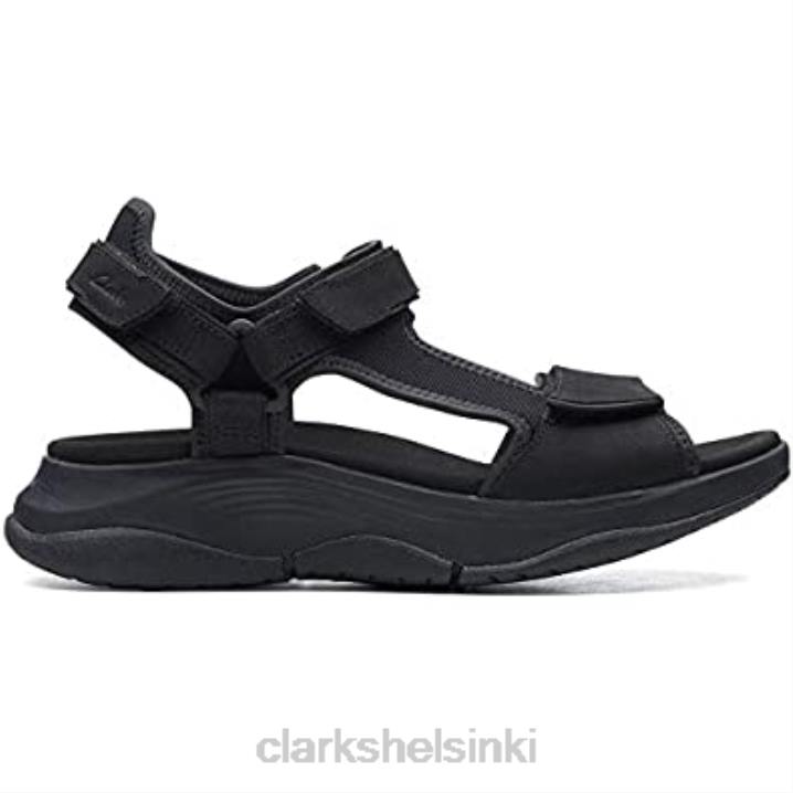 wave skip naisten sandaalit clarks musta kampa Clarks naiset 2DHN189 musta kampa