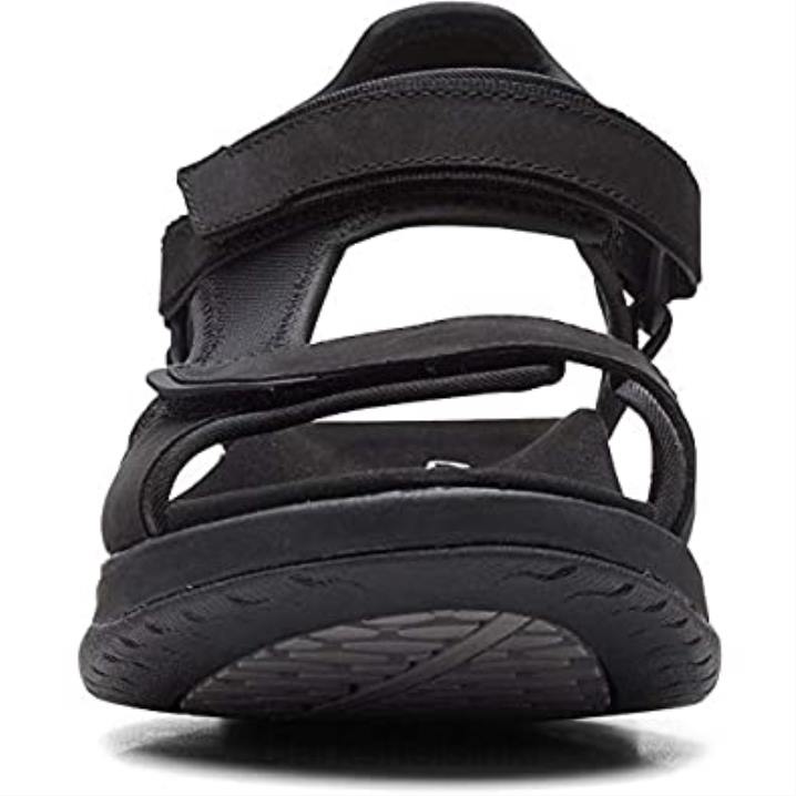 wave skip naisten sandaalit clarks musta kampa Clarks naiset 2DHN189 musta kampa