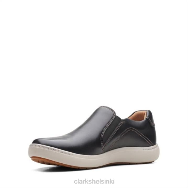 clarks nalle stride musta nahka musta nahka Clarks naiset 2DHN6442 musta nahka