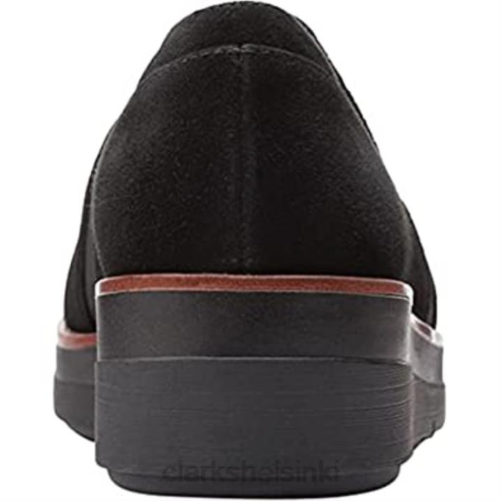 clarks naisten shaylave slip mustalla mokkanahalla Clarks naiset 2DHN32