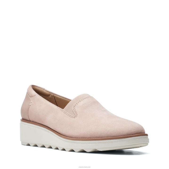 clarks sharon dolly pölyinen pinkki Clarks naiset 2DHN3394 pölyinen vaaleanpunainen