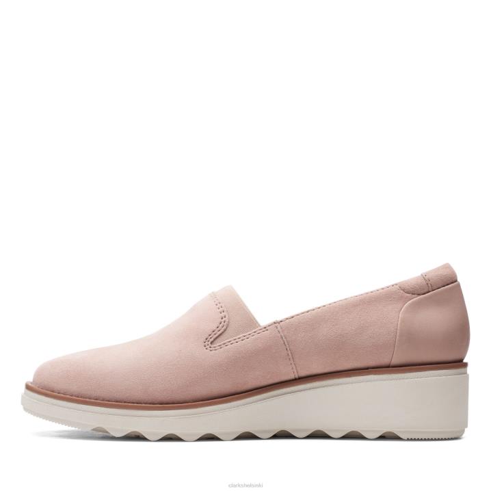 clarks sharon dolly pölyinen pinkki Clarks naiset 2DHN3394 pölyinen vaaleanpunainen