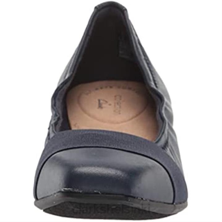 navy clarks naisten tilmont slip baletti litteä Clarks naiset 2DHN2755