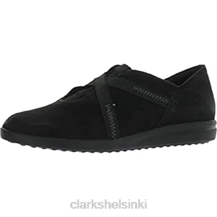 tamzen step naisten slip on clarks musta nubuck Clarks naiset 2DHN47 musta nubukki