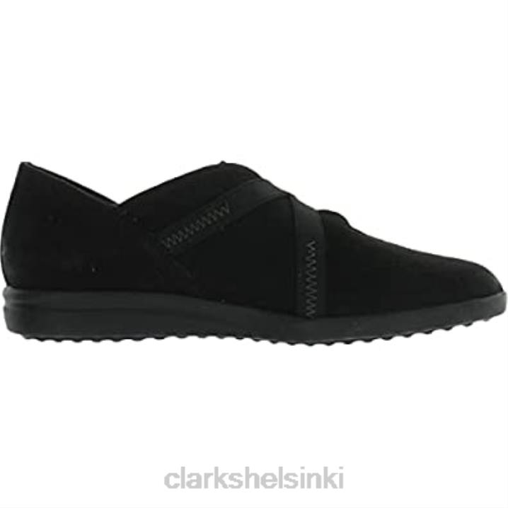 tamzen step naisten slip on clarks musta nubuck Clarks naiset 2DHN47 musta nubukki
