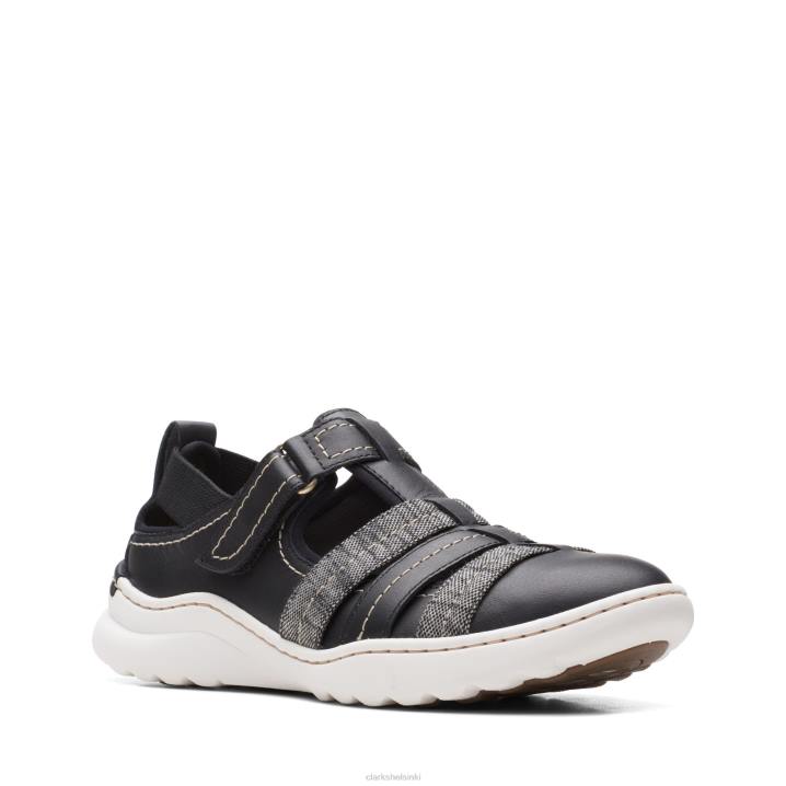 teagan step clarks mustaa nahkaa Clarks naiset 2DHN3429 musta nahka