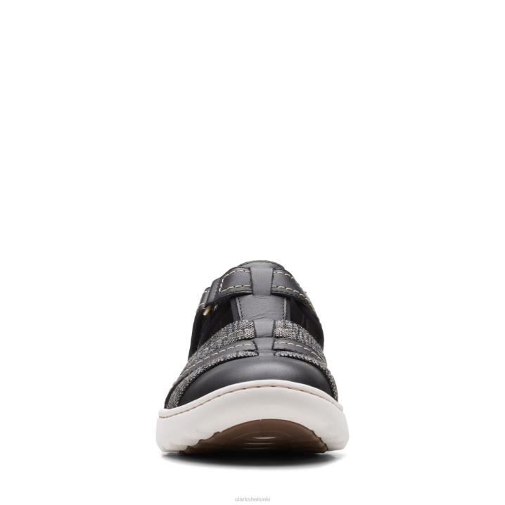 teagan step clarks mustaa nahkaa Clarks naiset 2DHN3429 musta nahka