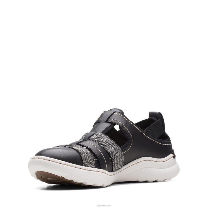 teagan step clarks mustaa nahkaa Clarks naiset 2DHN3429 musta nahka