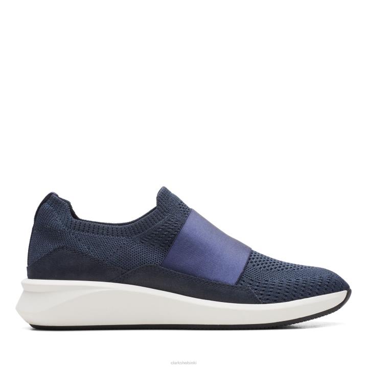 un rio knit clarks navy combi Clarks naiset 2DHN3103 laivaston yhdistelmä