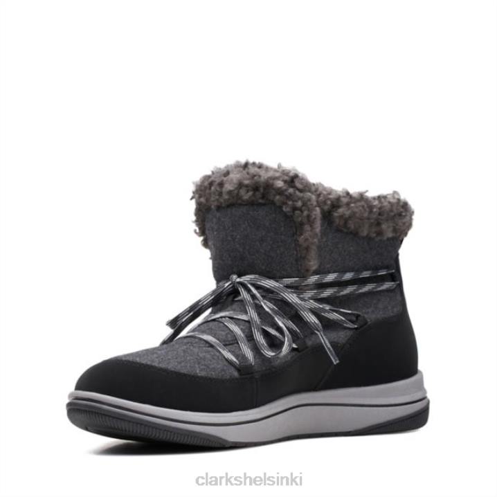 breeze glacier musta tekstiili clarks musta tekstiili Clarks naiset 2DHN6279 musta tekstiili