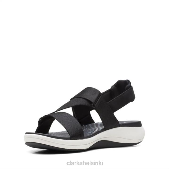 clarks mira aurinko musta musta Clarks naiset 2DHN6554 musta