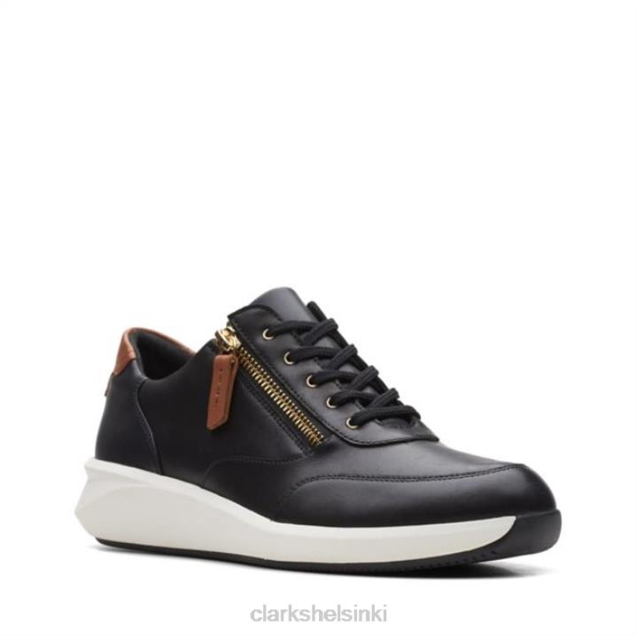 clarks musta nahka ja rio vetoketju musta nahka Clarks naiset 2DHN5985 musta nahka