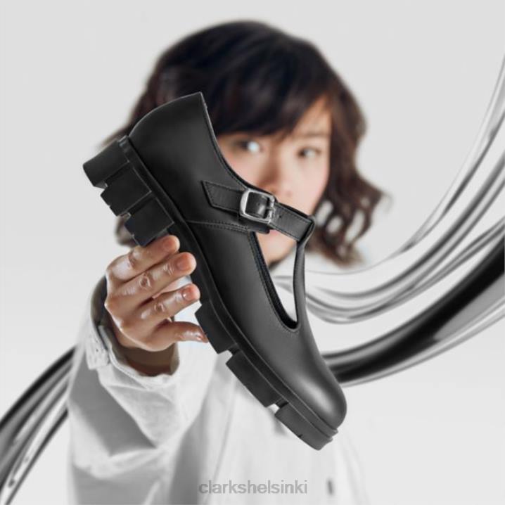 clarks musta nahka teala bar musta nahka Clarks naiset 2DHN5121 musta nahka
