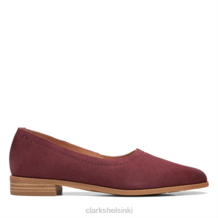 clarks pure kävellä viininpunainen mokka burgundinen mokka Clarks naiset 2DHN6114 viininpunainen mokka