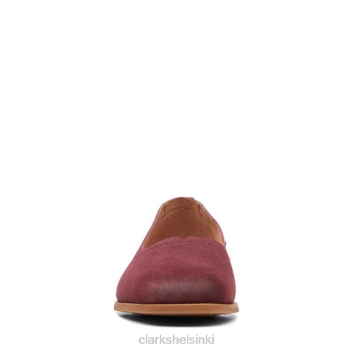 clarks pure kävellä viininpunainen mokka burgundinen mokka Clarks naiset 2DHN6114 viininpunainen mokka