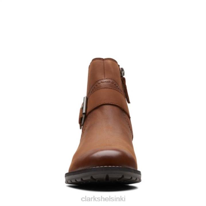 clarkwellstrap tummanruskea nahka clarks tummanruskea nahka Clarks naiset 2DHN6141 tummanruskea nahka