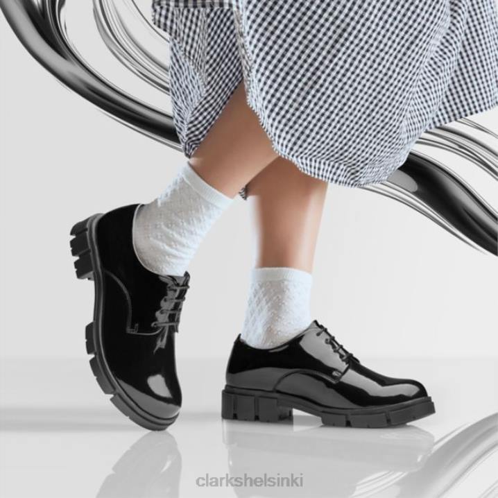 musta patentti clarks teala pitsi musta patentti Clarks naiset 2DHN5120 musta patentti