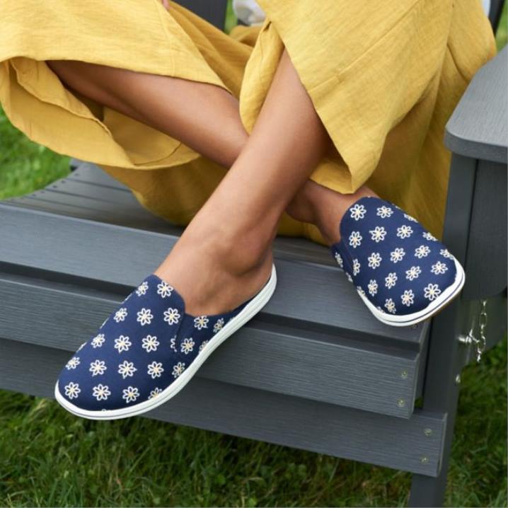 navy floral breeze shore navy floral clarks Clarks naiset 2DHN6420 laivastonsininen kukka