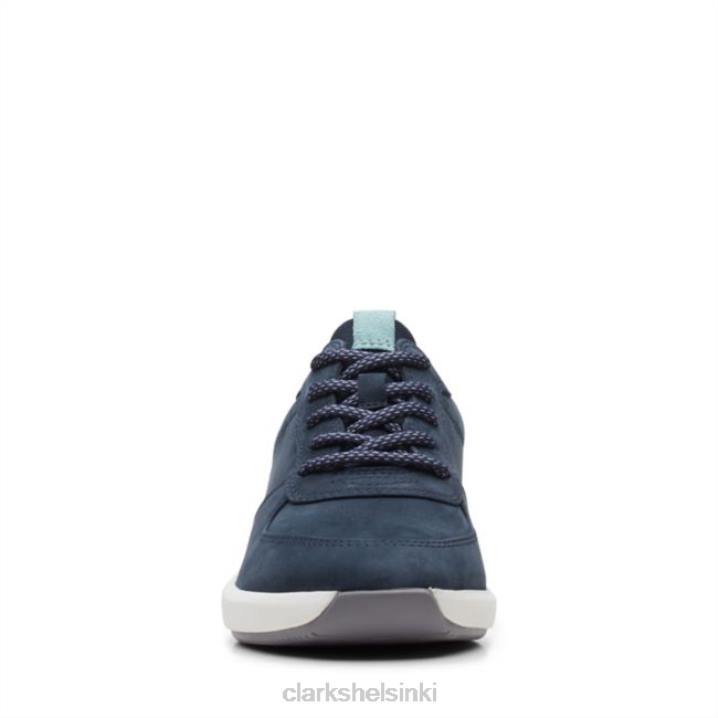 navy nubuck un rio sprint navy nubuck clarks Clarks naiset 2DHN6484 laivaston nubukki