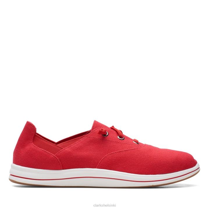 red clarks breeze ave red Clarks naiset 2DHN6536 punainen