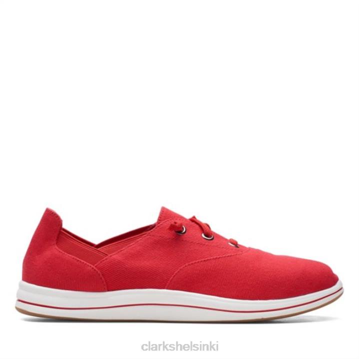 red clarks breeze ave red Clarks naiset 2DHN6536 punainen
