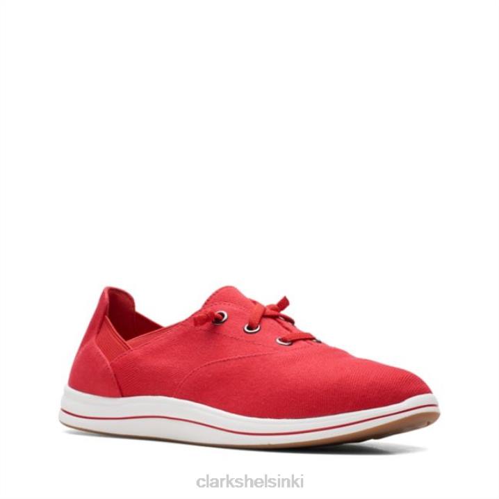 red clarks breeze ave red Clarks naiset 2DHN6536 punainen