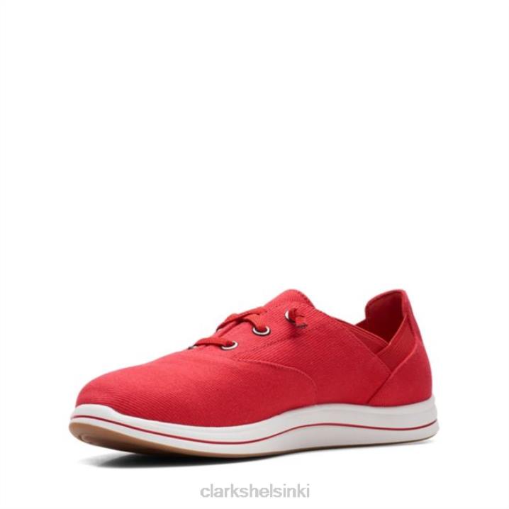 red clarks breeze ave red Clarks naiset 2DHN6536 punainen