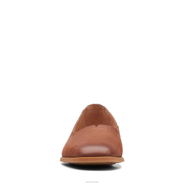 tumma rusketus lea pure walk clarks Clarks naiset 2DHN3108 tumma rusketus lea