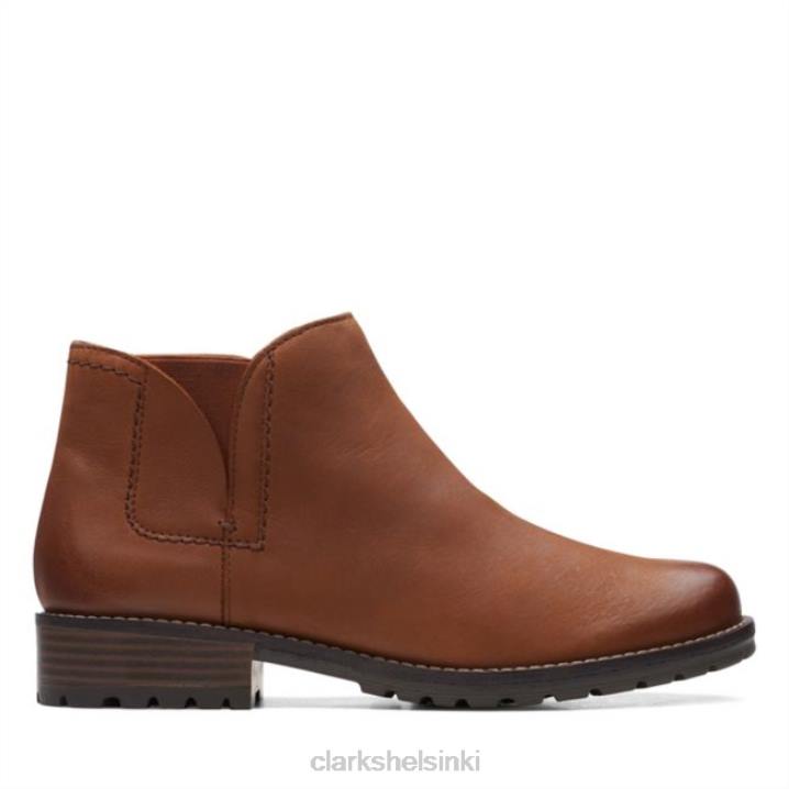 tummanruskea nahka clarks clarkwell demi tummanruskea nahka Clarks naiset 2DHN6027 tummanruskea nahka