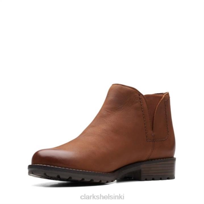 tummanruskea nahka clarks clarkwell demi tummanruskea nahka Clarks naiset 2DHN6027 tummanruskea nahka