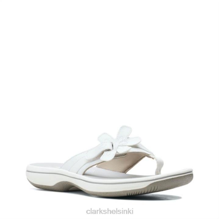 valkoinen clarks brinkley kasvisto valkoinen Clarks naiset 2DHN6424 valkoinen