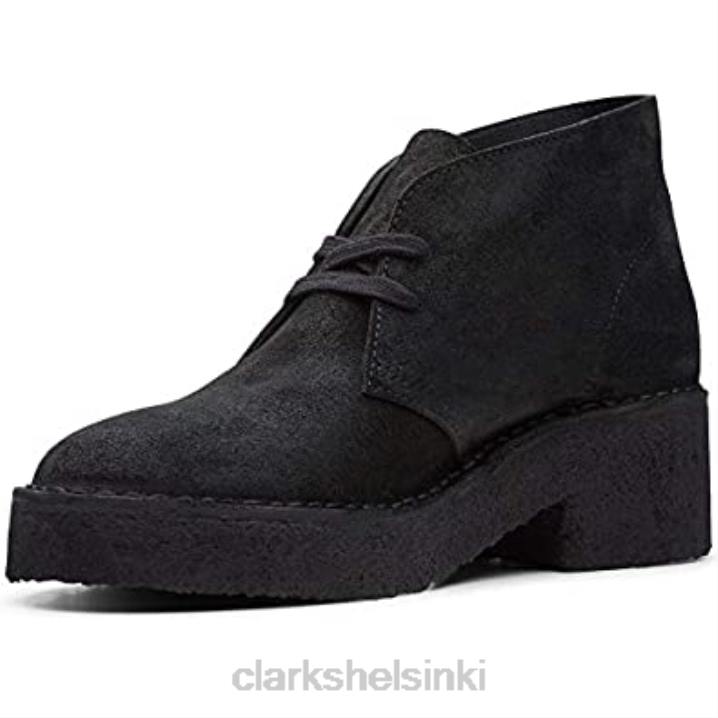 arisa desert naisten vapaa-ajan saappaat clarks musta mokka Clarks naiset 2DHN271 musta mokka