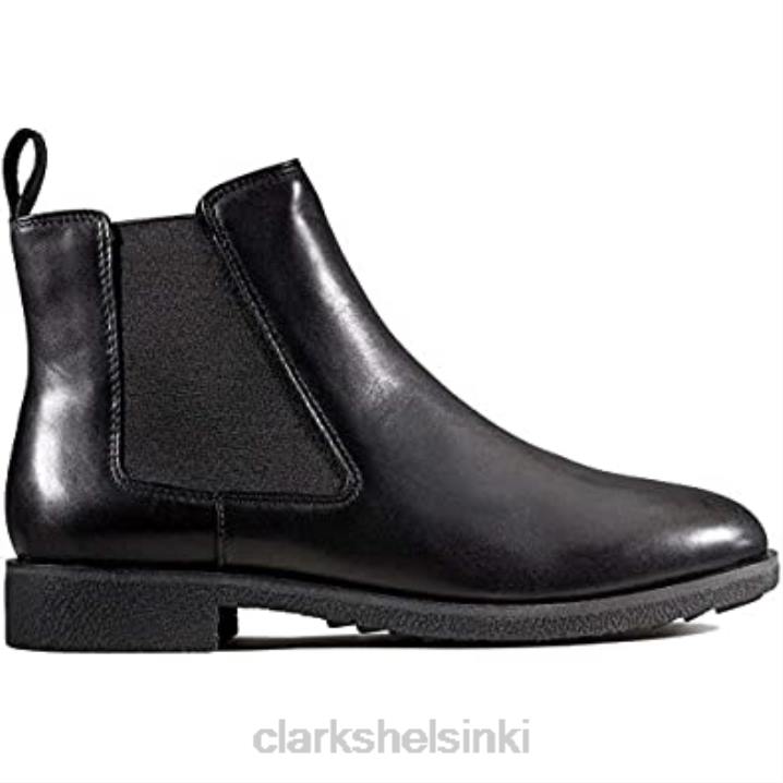 mustat clarks naisten griff plaza chelsea saappaat Clarks naiset 2DHN408 musta nahka