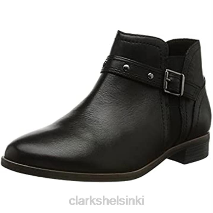 naisten trish chelsea muotisaappaat clarks black Clarks naiset 2DHN925 musta nahka