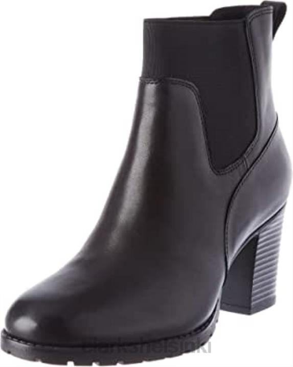 clarks naisten verona helpot muotisaappaat musta nahka Clarks naiset 2DHN2154 musta nahka