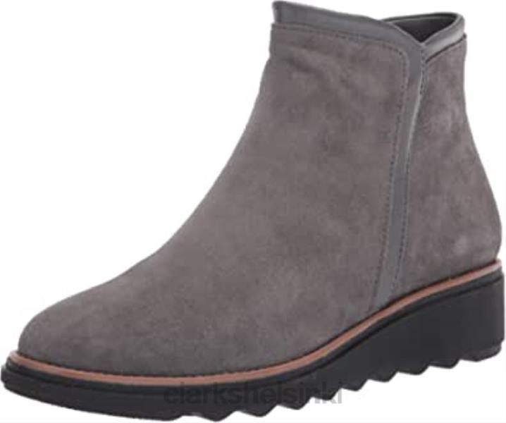 harmaa mokkanahka clarks naisten sharon heights muotisaappaat Clarks naiset 2DHN2499