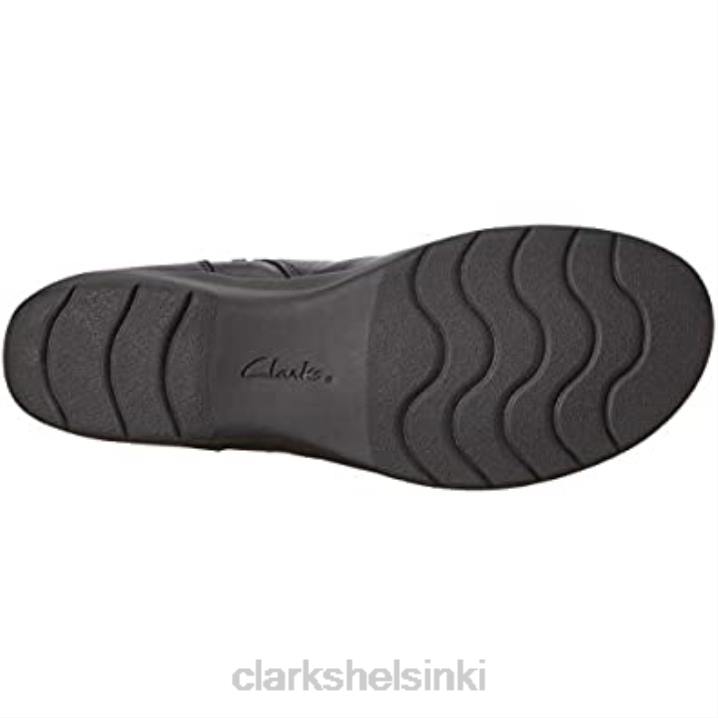 musta nahka naisten cheyn meryl muoti saappaat clarks Clarks naiset 2DHN2468