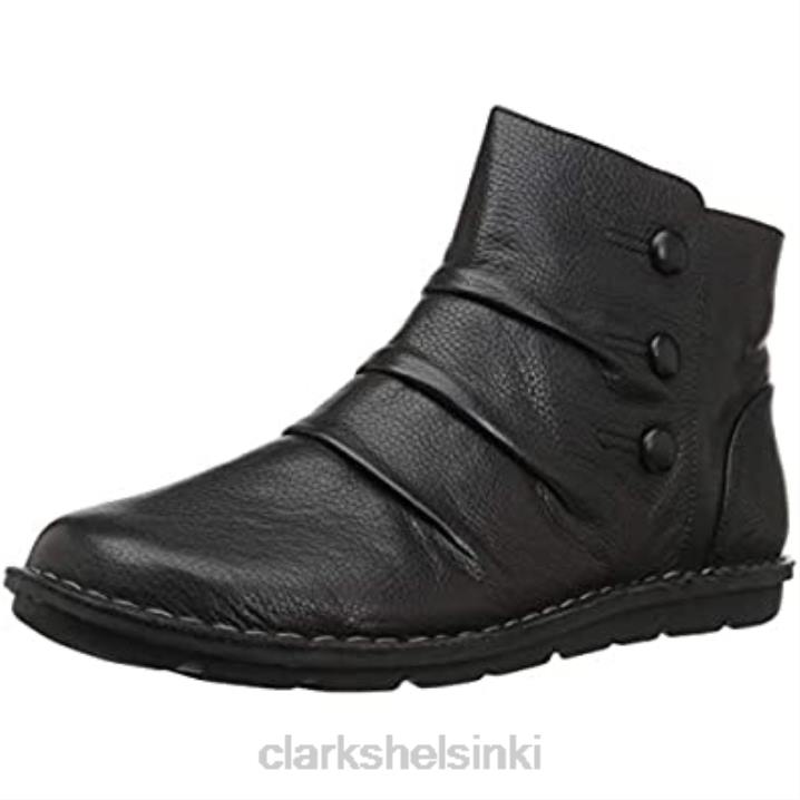 musta nahka naisten janice verna muoti saappaat clarks Clarks naiset 2DHN2940 musta nahka