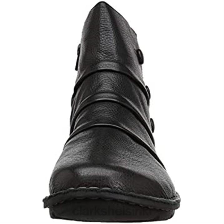 musta nahka naisten janice verna muoti saappaat clarks Clarks naiset 2DHN2940 musta nahka