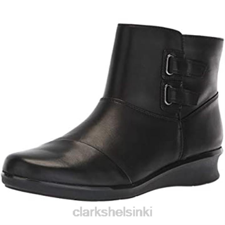 naisten hope cody muoti saappaat musta nahka clarks Clarks naiset 2DHN2158 musta nahka
