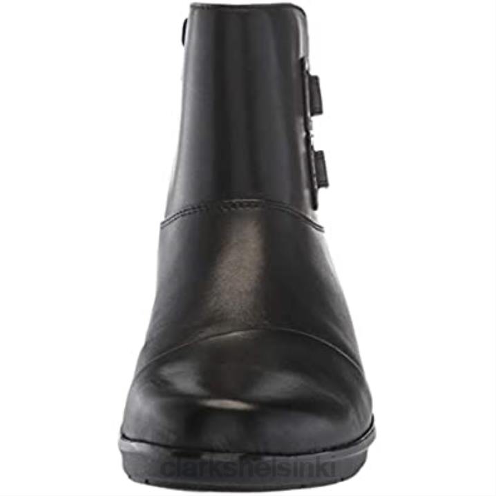naisten hope cody muoti saappaat musta nahka clarks Clarks naiset 2DHN2158 musta nahka